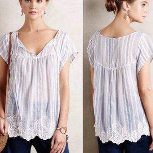 Anthropologie Vanessa Virginia Tunic Blouse